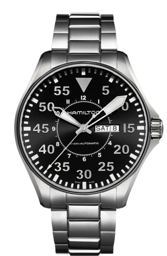 Hamilton Khaki Aviation Pilot Day Date Auto H64715135