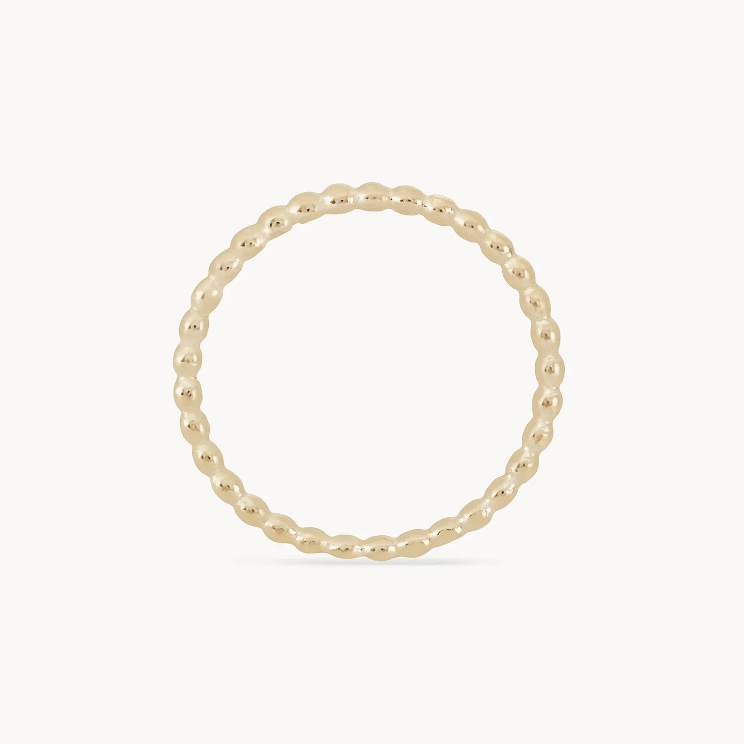 14K BEAD RING IN YELLOW  02-603734-02