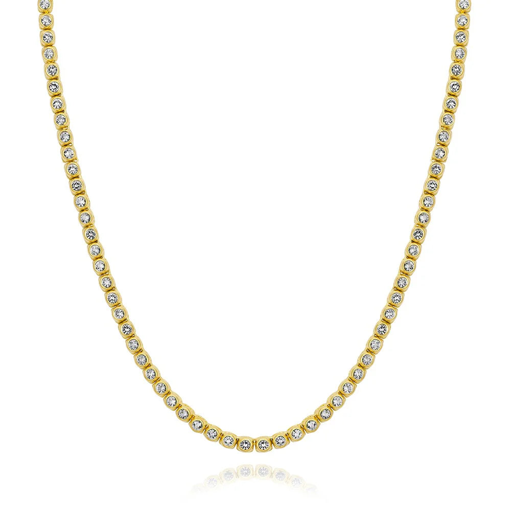 MISS MIMI TENNIS BRACELET YELLOW GOLD PLATED 04-906306