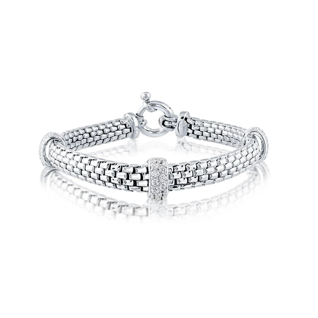 MISS MIMI  925 Sterling Silver Flexible bracelet for all occasions 07-082027-01