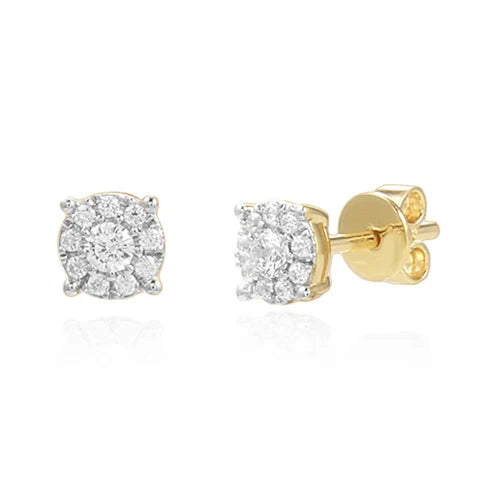 MISS MIMI 14K YELLOW GOLD STUDS EARRINGS 13-006728YG