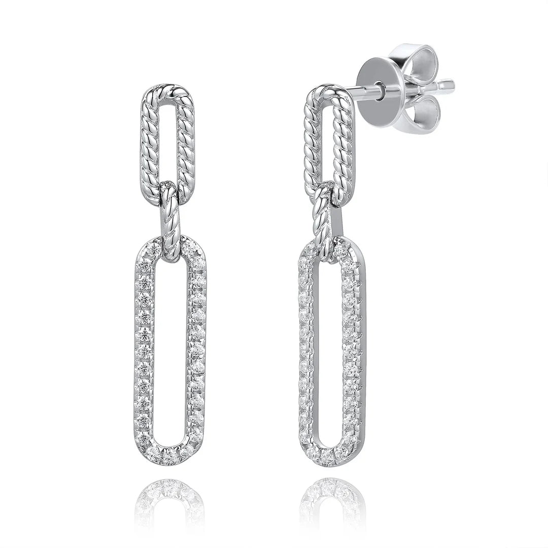 MISS MIMI ROPE CHAIN LINK EARRINGS 13-026220-01