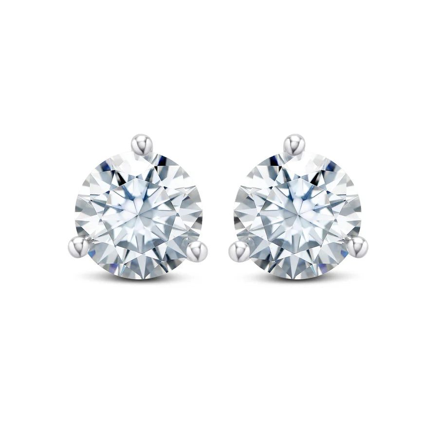 2CT MARTINI STUDS IN WHITE 13-142797-01WH