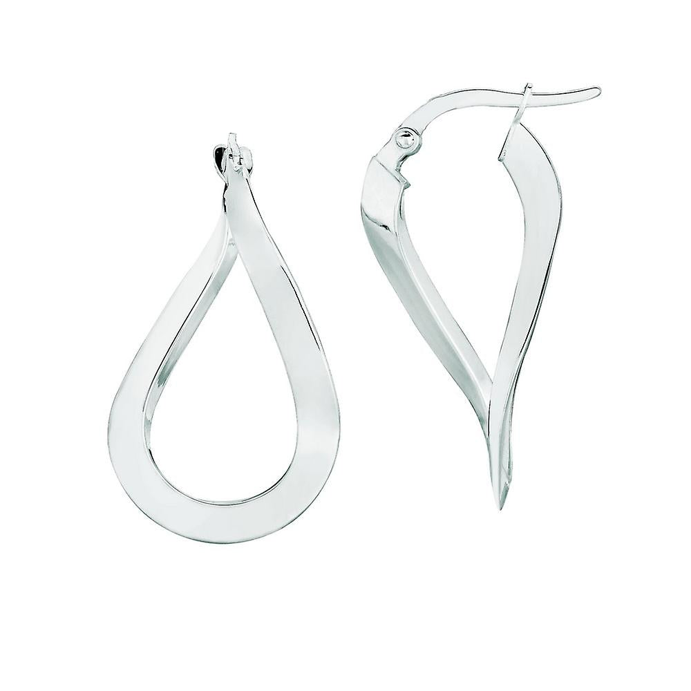 MISS MIMI SMALL TWIST OVAL HOOP EARRINGS 13-156590-01