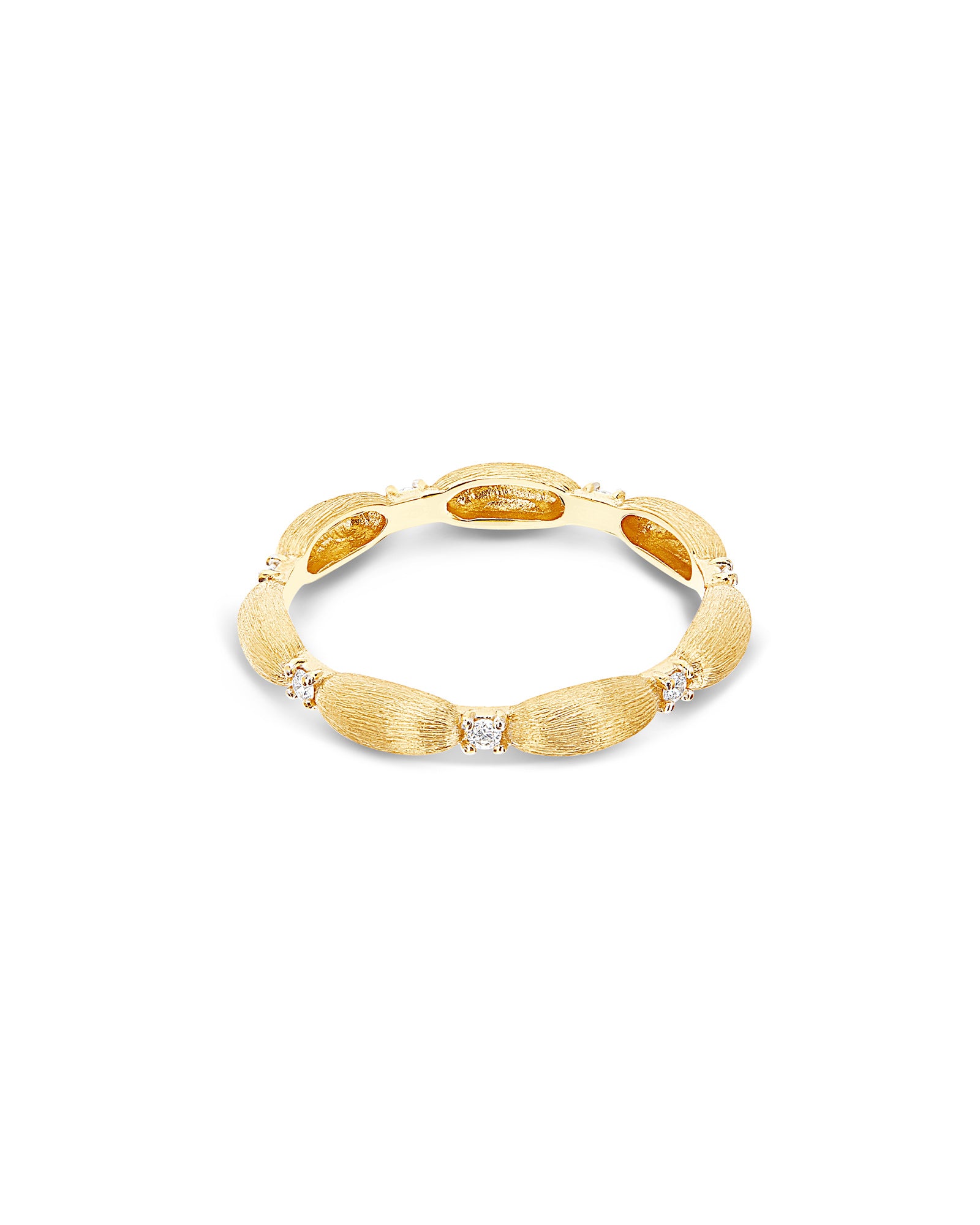 "ƒLITE" GOLD AND DIAMONDS ESSENTIAL RING AS17-583