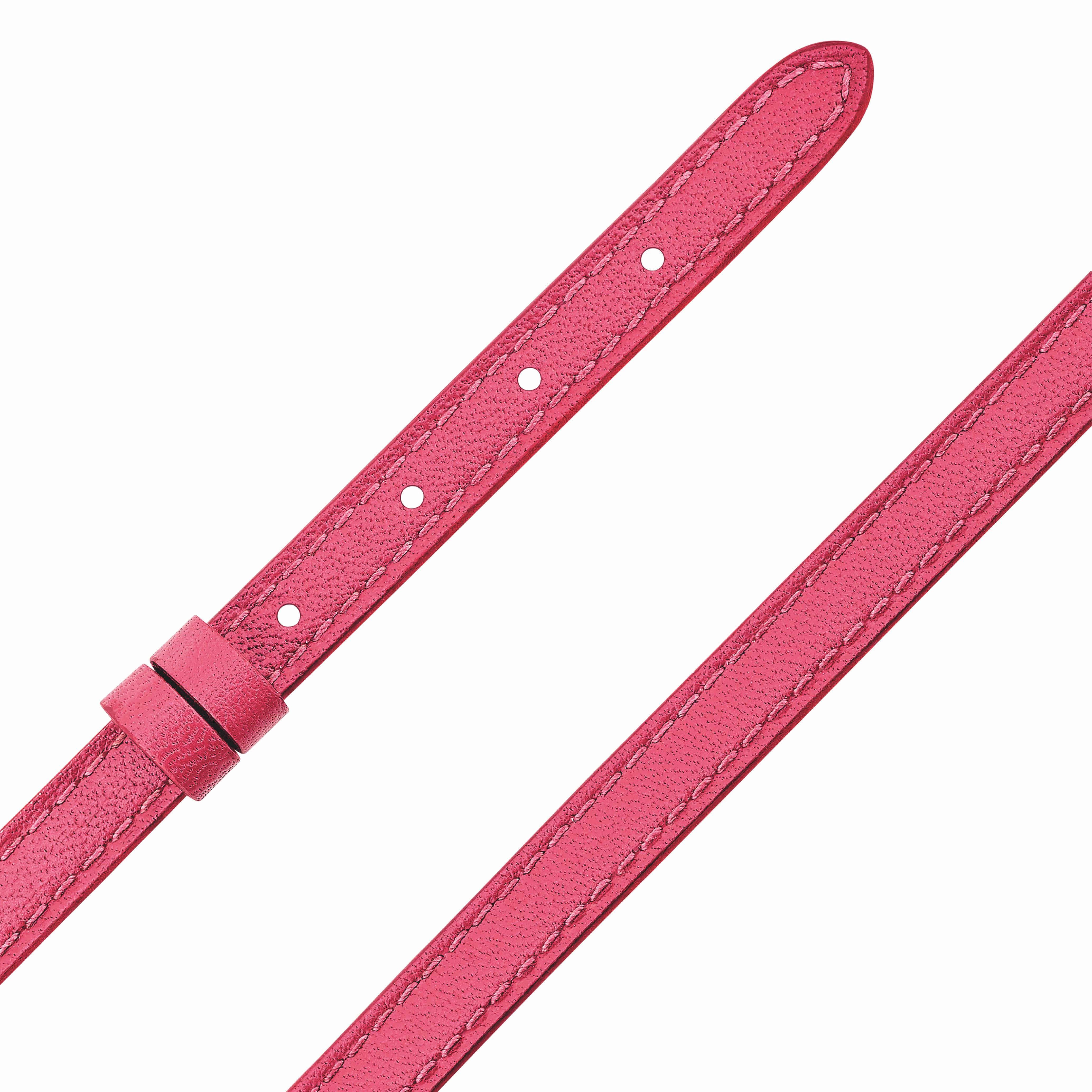 My Move Pavé Diamonds Raspberry Pink Leather Bracelet  (ONLY) 32006-L