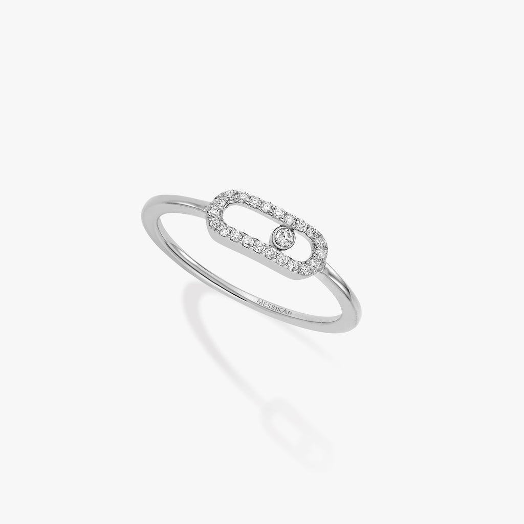 Buy Diva Diamond Ring 18 KT white gold (4.5 gm).