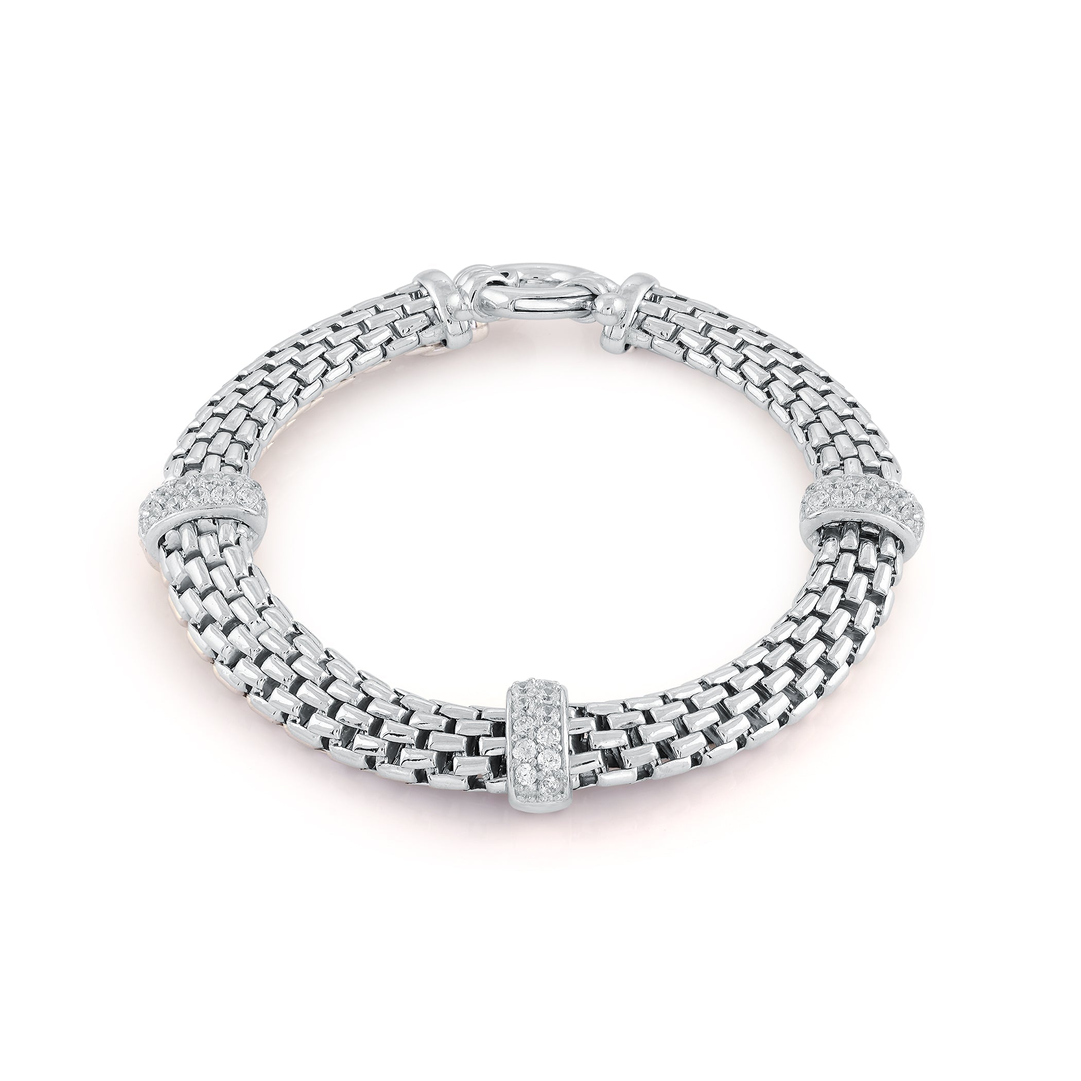 MISS MIMI  925 Sterling Silver Flexible bracelet for all occasions 07-082027-01