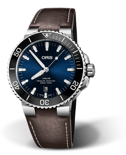 Oris AQUIS DATE BLUE DIAL 01 733 7730 4135-07 5 24 10EB