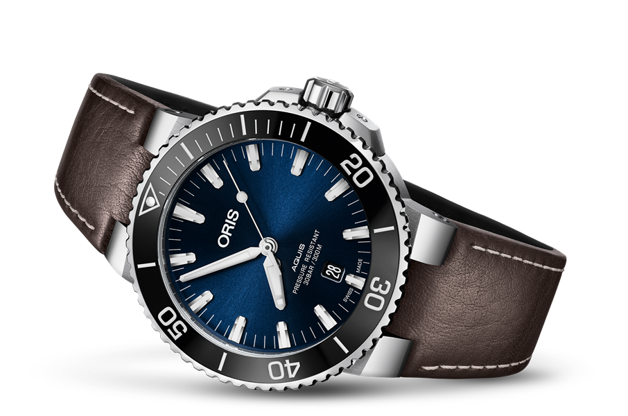 Oris AQUIS DATE BLUE DIAL 01 733 7730 4135-07 5 24 10EB