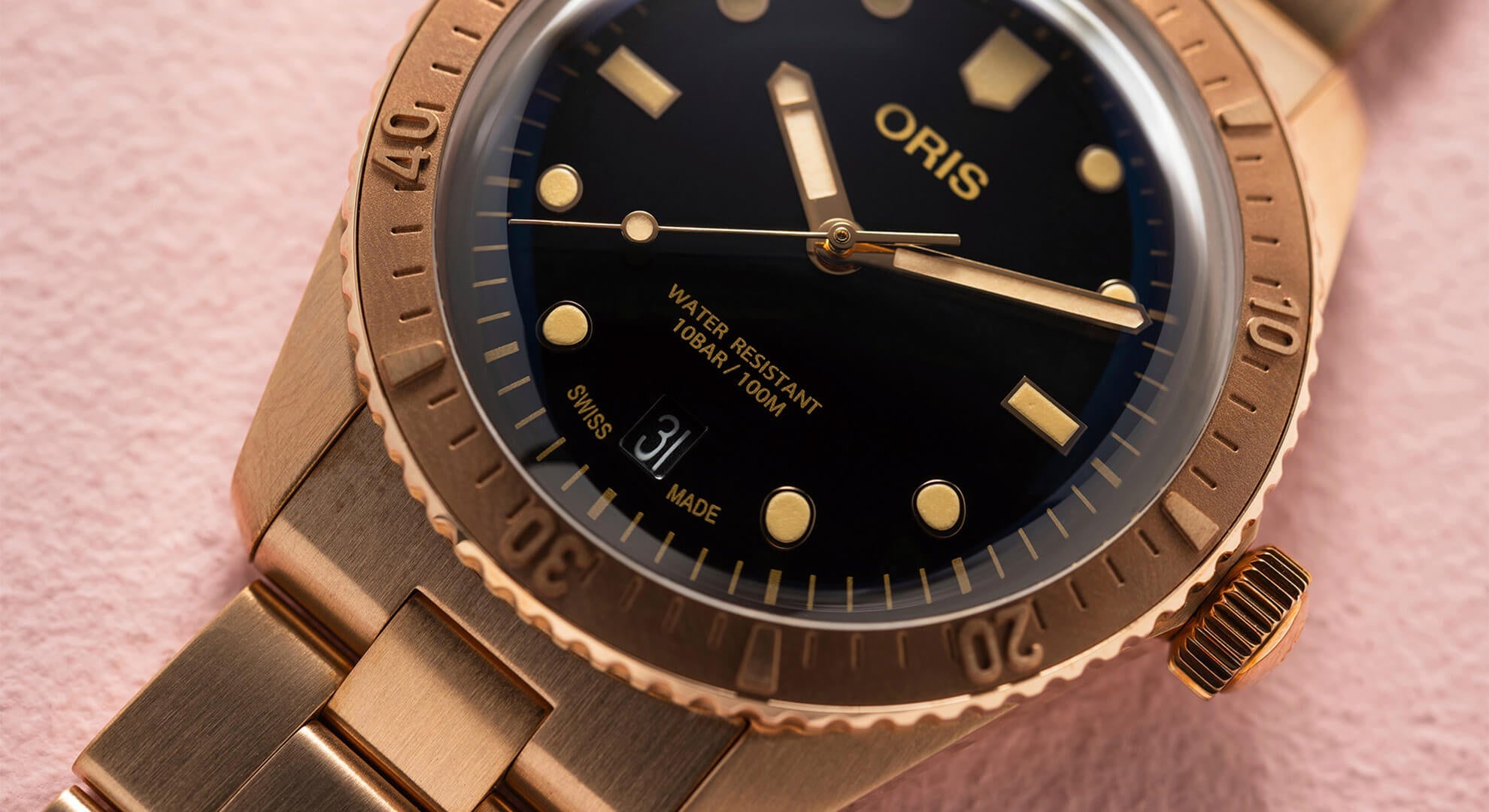 Oris - DIVERS SIXTY-FIVE DATE - 01-733-7771-3154-07-8-19-15