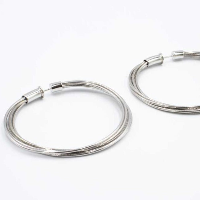 Pesavento Rhodium and Grey Dust Earring  WDNAO104