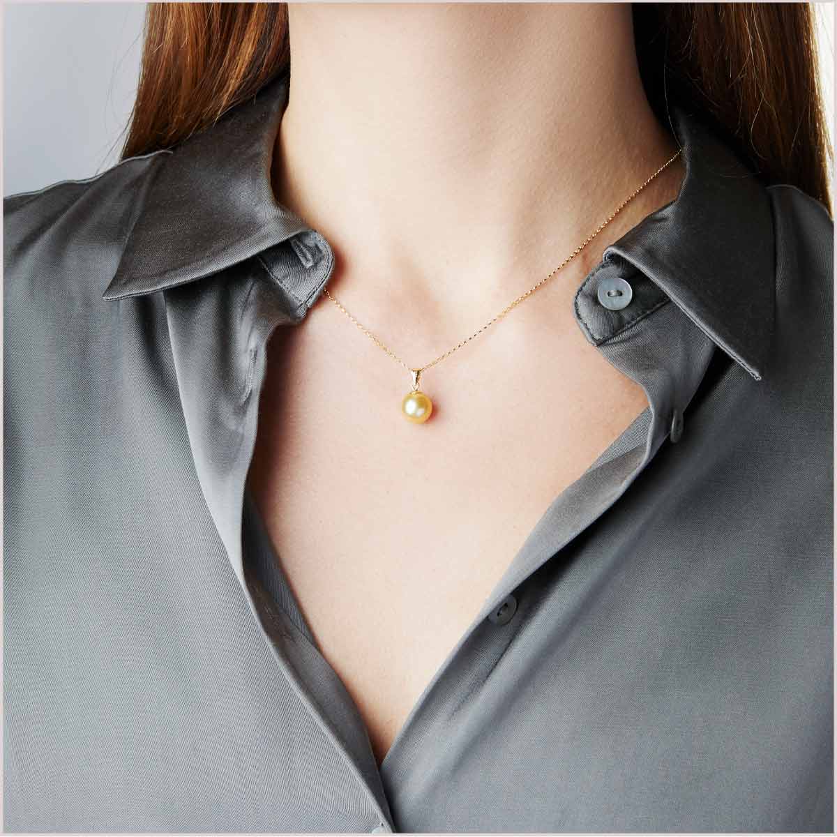 Yoko London Classic Golden South Sea Pearl Pendant PYY90-6-HRX