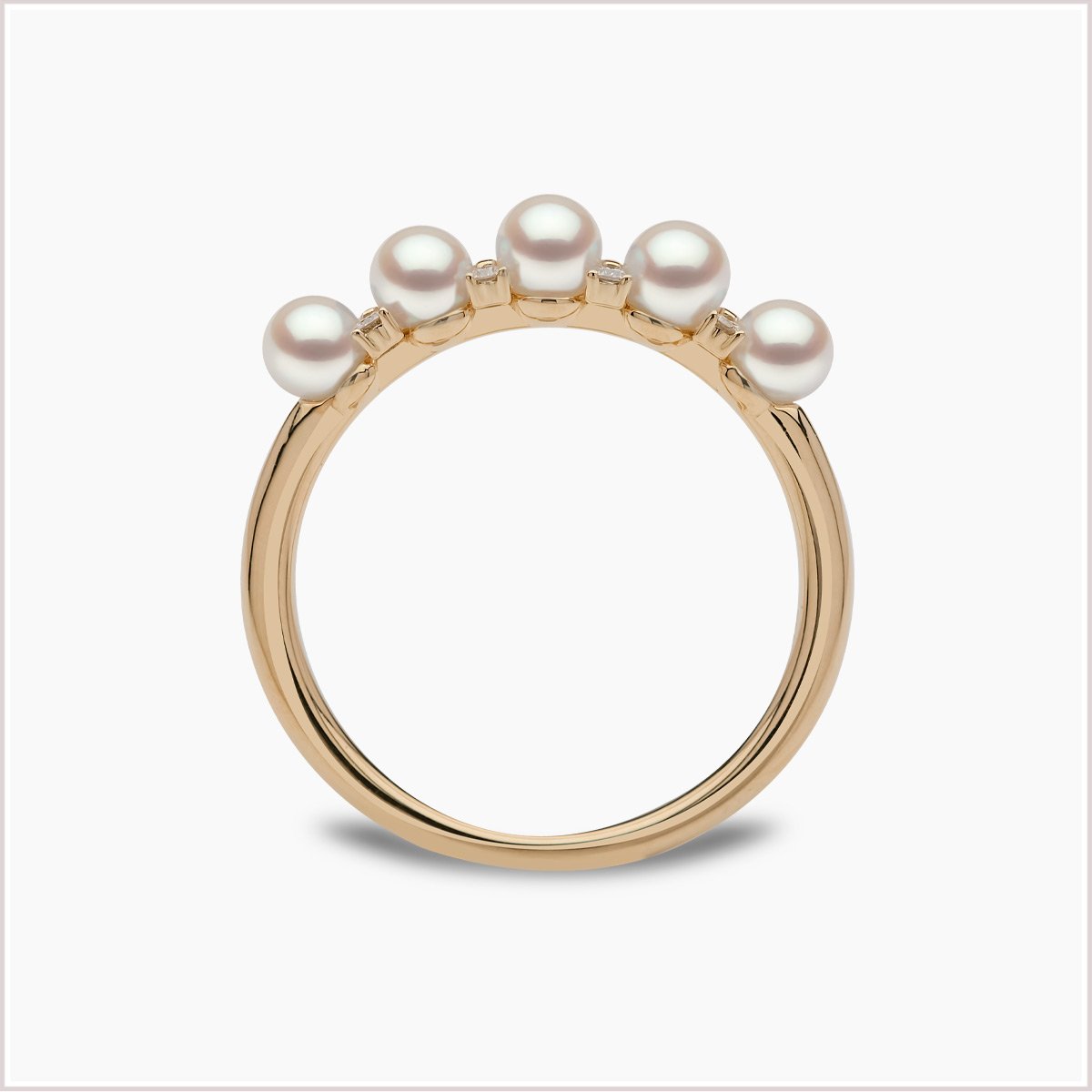 Yoko London Eclipse Akoya Pearl and Diamond Ring QYR2262-6X-KHX