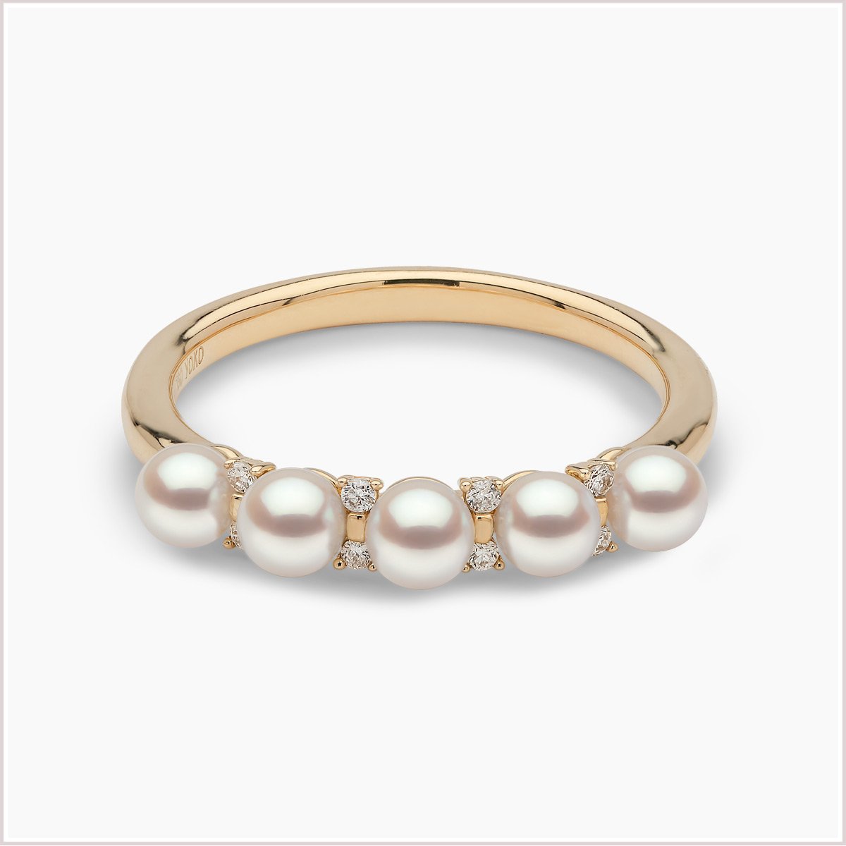 Yoko London Eclipse Akoya Pearl and Diamond Ring QYR2262-6X-KHX